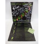 A signed Stiff Little Fingers Now Then LP, signed by Jake Burns and others with Odeon theatre