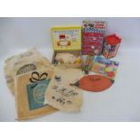 A selection of early games and toys including 'Unbreakable' Playtime Supermarket, a boxed Brio