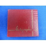 An Autograph Album circa 1950's/1960's, including England Cricketers, Pat Jennings & other football