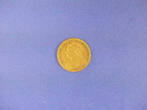 A Victorian gold half Sovereign, dated 1898. - Image 2 of 2