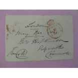 Postal History / Autographs; An album containing 19thC Envelopes and 'Franks', Letters and Signature