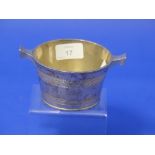 A Scottish Victorian silver Christening Bowl, by James & Walter Marshall, in the form of a