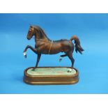 A Royal Worcester model of a "Hackney Stallion", limited edition No.375 of 500, modelled by Doris