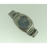 An Omega Genève Megaquartz 32 KHz gentleman's stainless steel Wristwatch, Swiss made, the circular