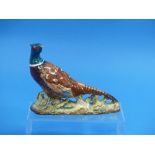 A Beswick pottery Pheasant, MN.1226, second type, no flowers on base, 5¾in (14.5cm) high.