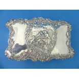 An Edwardian silver Jewellery Box, by William Comyns, hallmarked London, 1903, in the form of a