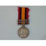 Military Medals; A Queens South Africa Medal, 1899, with two clasps: Cape Colony and South Africa