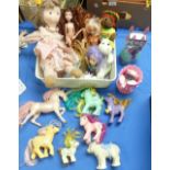 A Collection of My Little Pony and Polly Pocket Toys, including A Polly Pocket Bubble Bath, 5 my