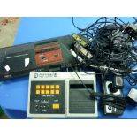 A Vintage Sega Master System, with two control pads, joy stick and fourteen games, together with a