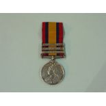 Military Medals; A Queens South Africa Medal, 1899, with three clasps: Cape Colony, Orange Free
