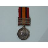 Military Medals; A Queens South Africa Medal, 1899, with three clasps: Cape Colony, Orange Free