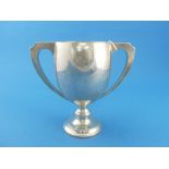 A George V silver two handled Trophy Cup, by Adie Brothers, hallmarked Birmingham, 1928, no