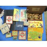 A Large Collection of Boxed Games, including a wooden Table Croquet in original wooden box, pre
