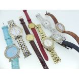 Eight various quartz and fashion Wristwatches (8)