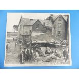 Ephemera: Lynmouth Disaster interest; an extensive collection of black and white photographs by a