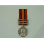 Military Medals; A Queens South Africa Medal, 1899, with three clasps: Cape Colony, Orange Free