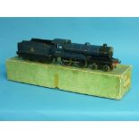 An "O" gauge Bassett-Lowke 4-4-0 BR blue 'Prince Charles' 62078 clockwork locomotive and tender,