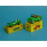 A Collection of 11 Boxed Dinky Toys, including 9 Military vehicles; Army Wagon, Fighter Planes,