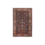 A FINE ISFAHAN RUG, CENTRAL PERSIA approx: 7ft.1in. x 4ft.9in.(215cm. x 145cm.) The field with