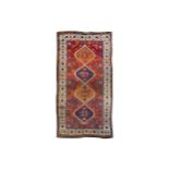 AN ANTIQUE EAST ANATOLIAN RUG, TURKEY approx: 8ft.3in. x 4ft.5in.(251cm. x 135cm.) Very nicely drawn