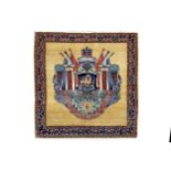 A FINE KASHKULI RUG, SOUTH-WEST PERSIA approx; 3ft.4in. x 3ft.(102cm. x 99cm.) The field with very