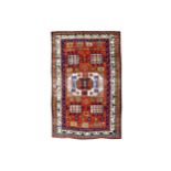 AN ANTIQUE KAZAK KARACHOPF RUG, SOUTH CAUCASUS approx: 6ft.10in. x 4ft.5in.(208cm. x 135cm.) Very