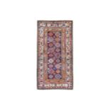 AN ANTIQUE SHIRVAN RUG, EAST CAUCASUS approx: 8ft.2in. x 4ft.4in.(248cm. x 132cm.) The field with