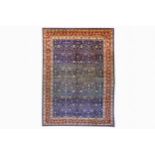 A FINE SILK ISTAMBUL CARPET, TURKEY approx: 10ft. x 6ft.8in.(305cm. x 204cm.) Very nice overall