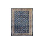 AN UNUSUAL ANTIQUE WEST PERSIAN CARPET approx: 12ft.4in. x 9ft.1in.(376cm. x 276cm.) The field