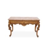 A French 19th Century style giltwood console table