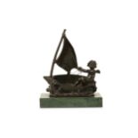 Auguste Moreau (French, 1834-1917): a small bronze