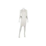 Maticevski White and Crystal Dress, S/S 2014, plun