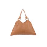 Fendi Selleria Brown Leather Shoulder Bag, contras