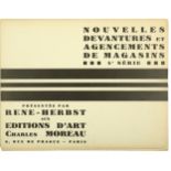 French Art & Design.- Henriot (G.) Nouvelles Devantures et Agencements de Magasins, 60 plates,