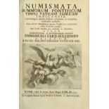 Buonanni (Filippo) Numismata pontificum Romanorum, 2 vol., engraved title vignette, initials and