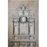 Architecture.- Libro de catafalchi, tabernacoli, con varij disegni di porte fenestre et altri
