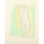 Ray (Man) Kiki, etching and acquatint in colours, signed in pencil in the margin and numbered 20/