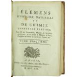 French Chemistry.- Fourcroy (M.) Élémens d'histoire naturelle et de chimie, 5 vol., fourth