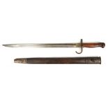 EARLY HOOK-QUILLON 1907P SMLE BAYONET DATED 1908