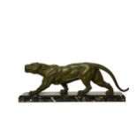 D.H. CHIPARUS, A PATINATED SPELTER MODEL OF A STALKING PANTHER.
