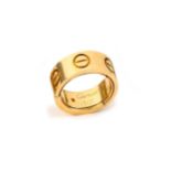A gold 'Love Astro' ring, by Cartier