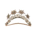 A diamond tiara / necklace, early 20th century