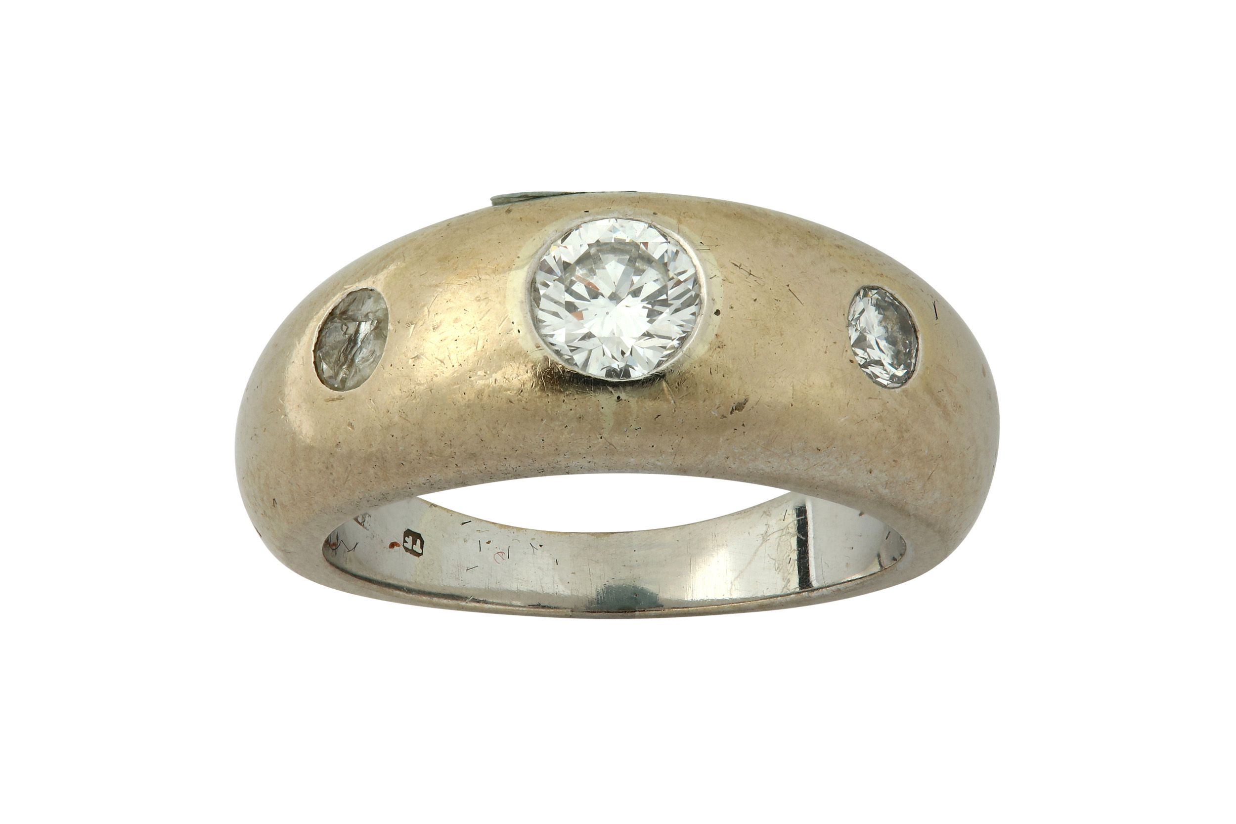 A diamond three-stone ring, by Theo Fennell, 1996 - Image 2 of 2