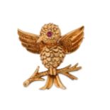 A novelty bird brooch, by Boucheron