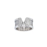 A diamond-set 'Logo' ring, by Cartier