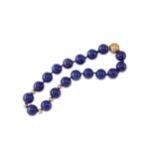 A lapis lazuli necklace