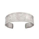 A silver cuff, by Poul Hansen for Georg Jensen