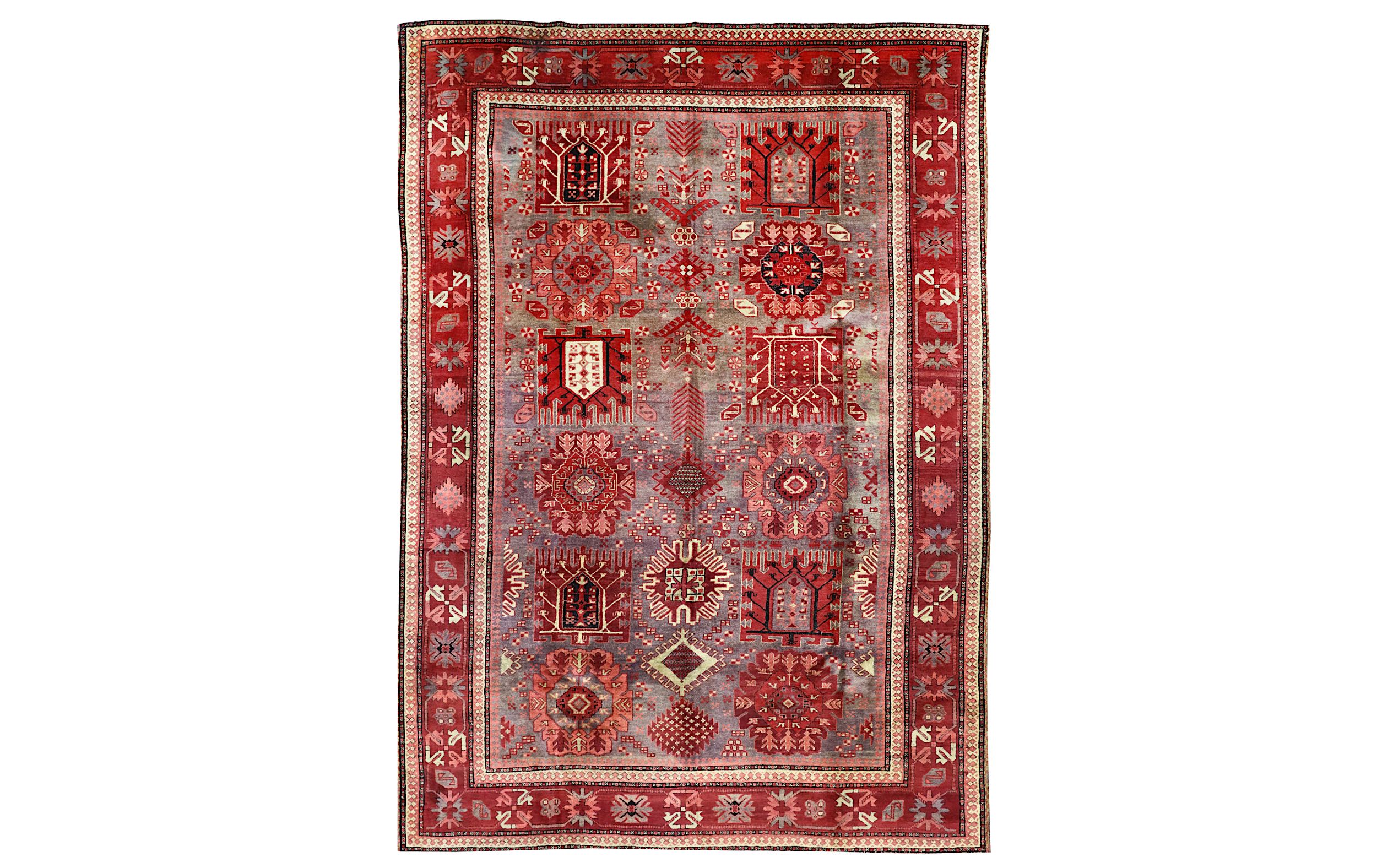 A FINE AGRA CARPET, NORTH INDIA approx; 8ft.8in. x 5ft.11in.(264cm. x 180cm.) The field with overall