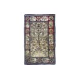 A FINE ISFAHAN RUG, CENTRAL PERSIA approx: 7ft.3in. x 4ft.6in.(221cm. x 137cm.) The beige field with