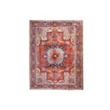 A FINE HERIZ CARPET, NORTH-WEST PERSIA approx: 11ft.3in. x 8ft.6in.(342cm. x 259cm.) The  field with